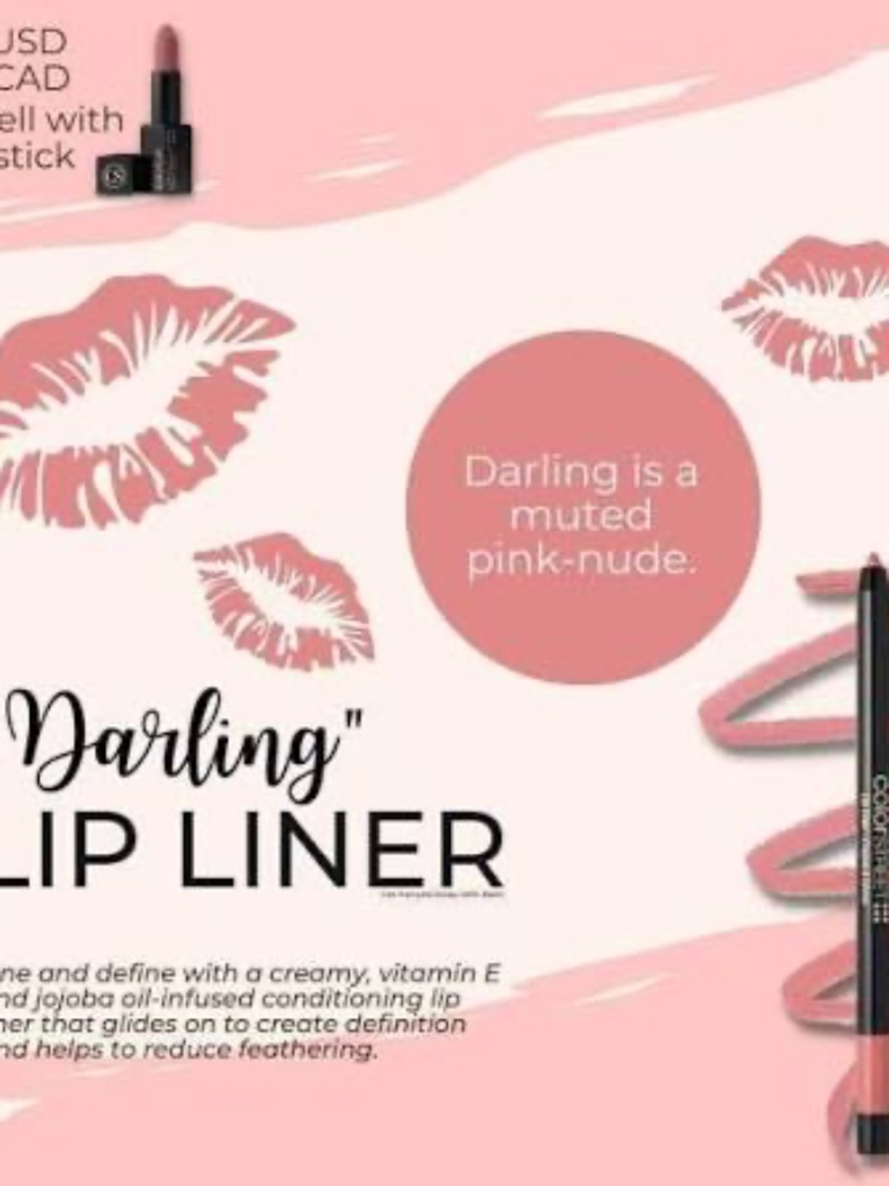 Color Street Lip Liner Darling